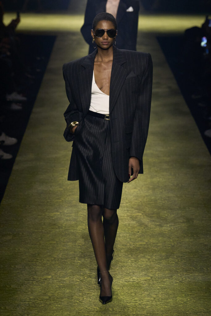 Saint Laurent A/I 23/24 - Credits Launchmetrics/Spotlight