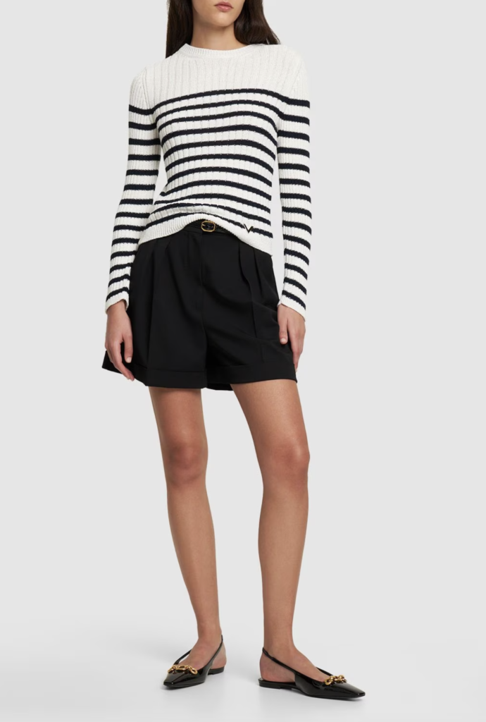 Maglia a righe valentino