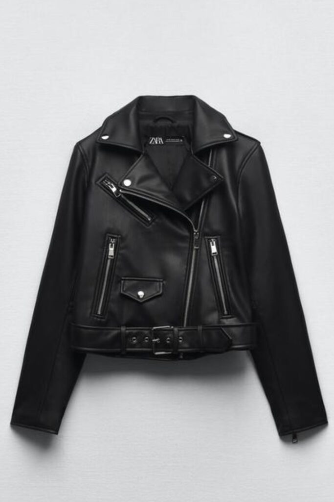 Giacca di pelle Zara